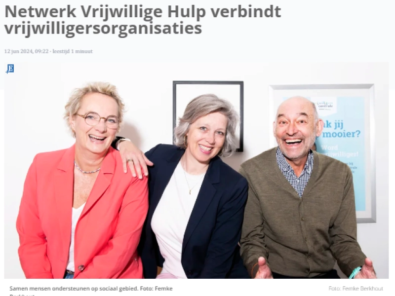 Weesper Nieuws - Netwerk Vrijwillige Hulp verbindt