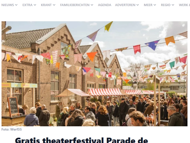 Hilversums Nieuws - Gratis theaterfestival de Beleving strijkt neer in Hilversum