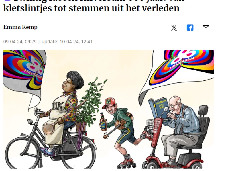 Gooi en Eemlander - Twintig ideeën Hilversum 600 jaar: van kletslintjes tot stemmen uit het verleden